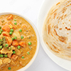VEGETABLE KURMA & MALABAR PAROTA